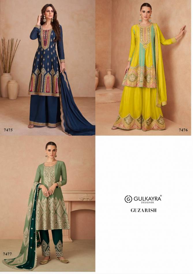 Guzarish By Gulkayra Chinon Readymade Suits Wholesale In India